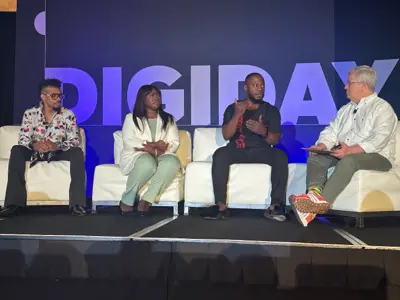 Dr. Glay on the Digiday conference panel