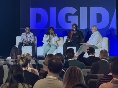 Dr. Glay speaking at Digiday